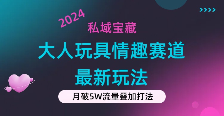 （11541期）私域宝藏：大人玩具情趣赛道合规新玩法，零投入，私域超高流量成单率高-大鱼聊项目