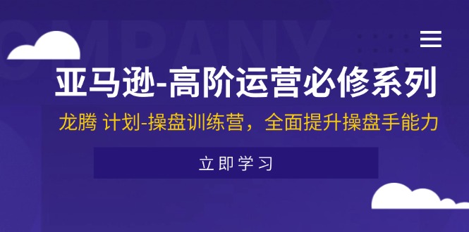 （11625期）亚马逊-高阶运营必修系列，龙腾 计划-操盘训练营，全面提升操盘手能力-大鱼聊项目