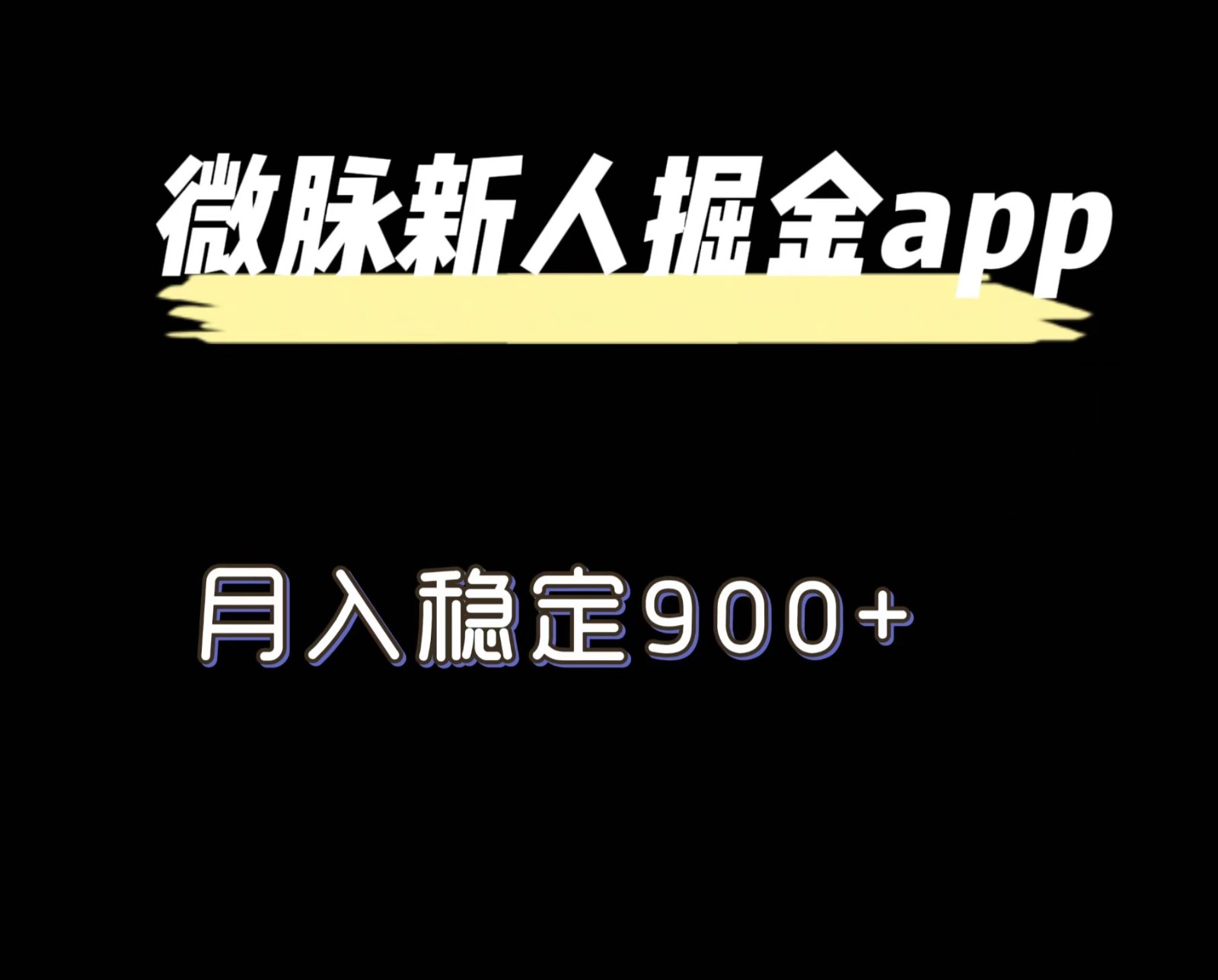 最新微脉长久项目，拉新掘金，月入稳定900+-大鱼聊项目