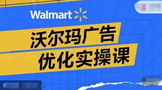沃尔玛广告优化实操课，广告报告实操讲解，广告如何提高转化和ROAS等-大鱼聊项目