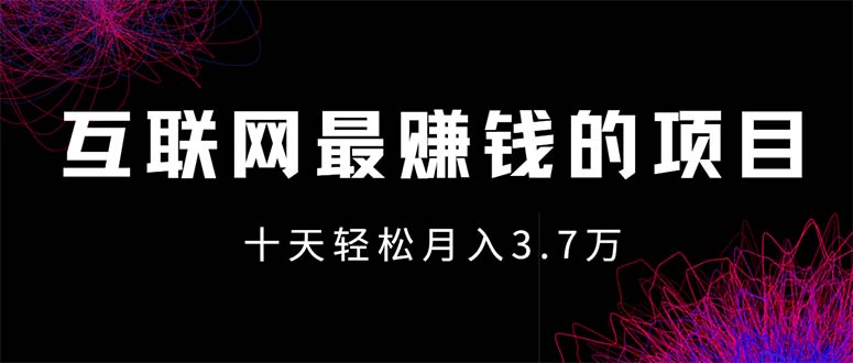 （12396期）互联网最赚钱的项目没有之一，轻松月入7万+，团队最新项目-大鱼聊项目