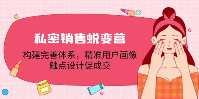 （12436期）私密销售蜕变营：构建完善体系，精准用户画像，触点设计促成交-大鱼聊项目