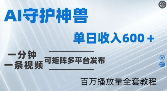 制作各省守护神，100多W播放量的视频只需要1分钟就能完成【揭秘】-大鱼聊项目