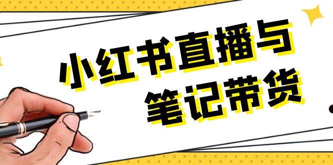 小红书直播与笔记带货：选品、上架、笔记写作、视频剪辑及直播话术等-大鱼聊项目