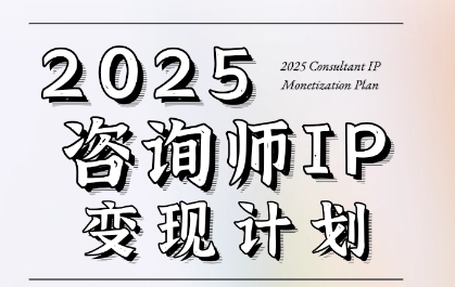 7天构建咨询师变现系统，2025咨询师IP变现计划训练营-大鱼聊项目