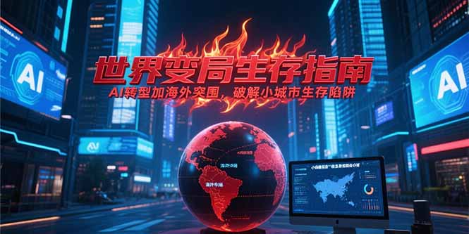 付费文章《世界变局生存指南，AI转型加海外突围，破解小城市生存陷阱》-大鱼聊项目