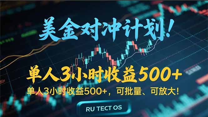 长久稳定的撸美金项目，平均3小时收入 500+，可公司实地考察实地操作！-大鱼聊项目