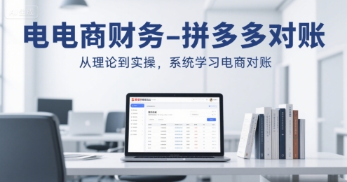 电商财务-拼多多对账，从理论到实操，系统学习电商对账-大鱼聊项目