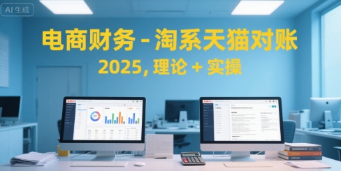 电商财务-淘系天猫对账2025，理论+实操-大鱼聊项目