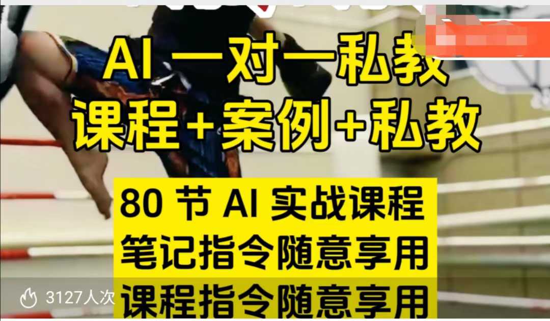 AI指令实战课，课程+案例，80节AI实战课程，笔记指令随意享用，课程指令随意享用(更新7月)-大鱼聊项目
