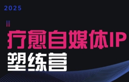 2025治愈自媒体IP训练营，专为疗愈领域从业者打造-大鱼聊项目