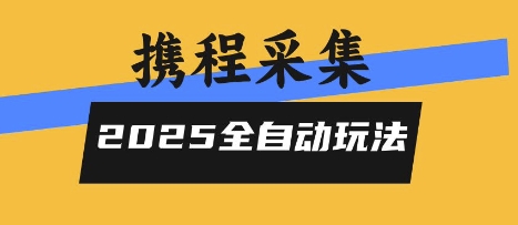 2025携程信息采集全自动玩法，高单价，零人工，全天开干【揭秘】-大鱼聊项目
