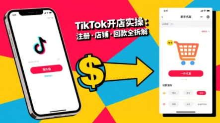 TikTok从开店到投流的进阶课，从基础实操到高阶技巧一网打尽-大鱼聊项目