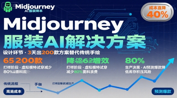 AI在服装领域的运用，使用midjourney做服装辅助企业降低成本-大鱼聊项目