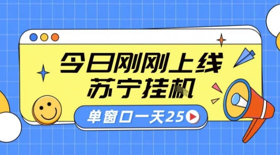 苏宁全自动采集挂G项目 稳定可批量 单窗口收益30+ 附教程【揭秘】-大鱼聊项目