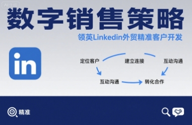 数字销售策略领英LinkedIn外贸精准客户开发-大鱼聊项目